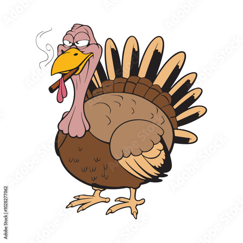 Turkey vector art illustration design photo