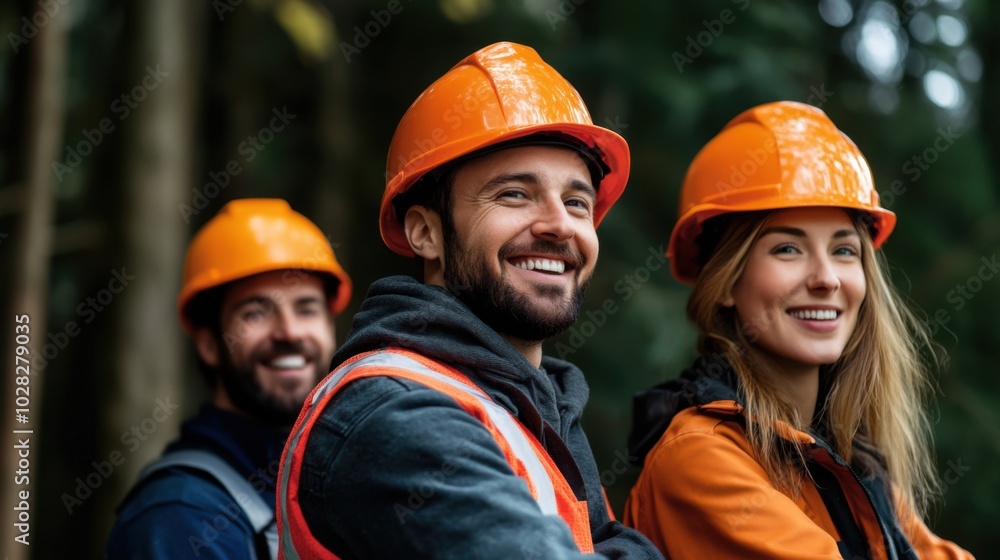 Workplace Safety Training with Smiling Workers Workplace Safety Training with Smiling Workers