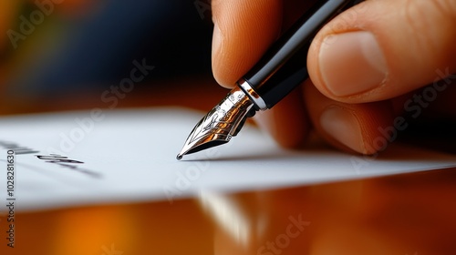 Obraz na płótnie Contract E Signature, Generative AI w salonie