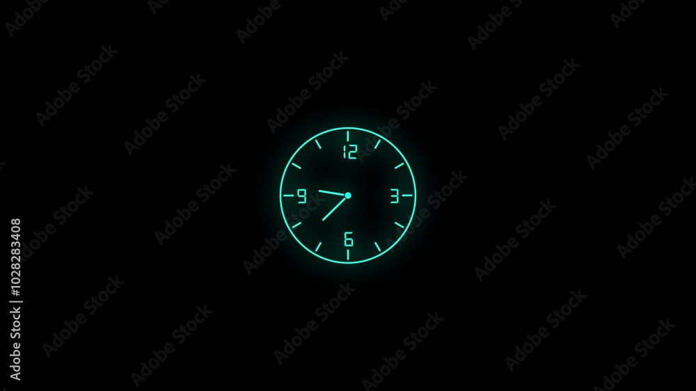 clock icon animation on background clock icon animation on background