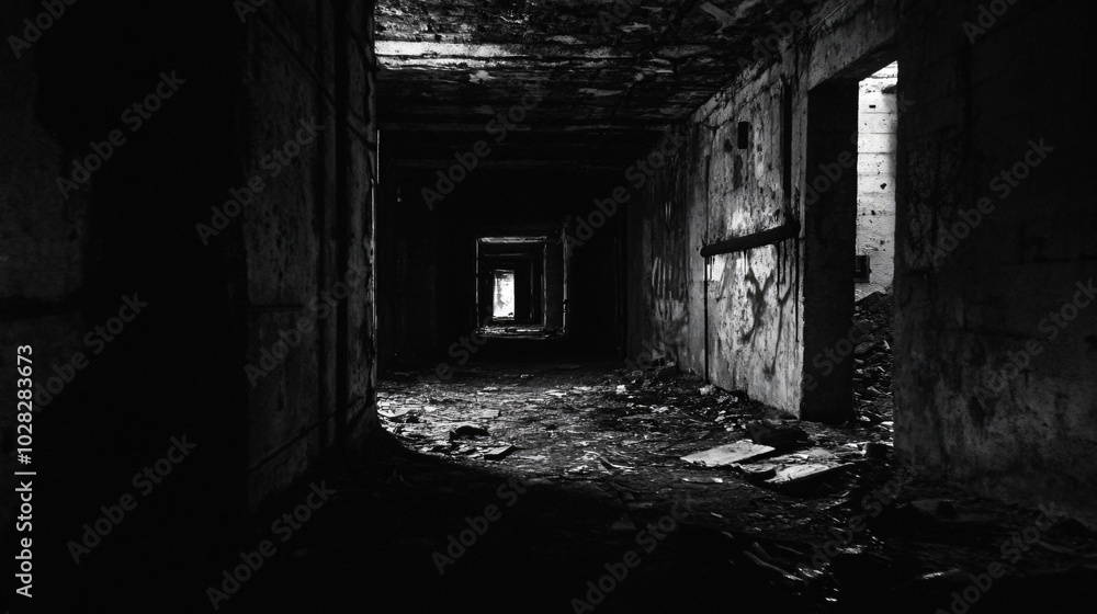 A dark cellar filled with unsettling sounds and the faint smell of decay. A dark cellar filled with unsettling sounds and the faint smell of decay.