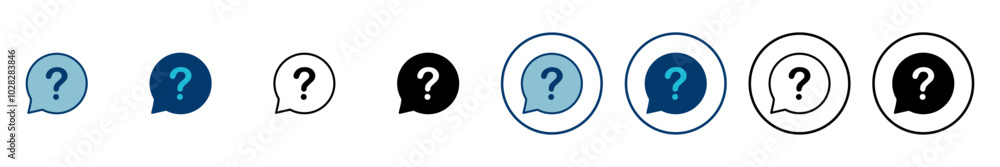 Question Icon vector isolated on white background. Question mark sign. help icon. Faq Question Icon vector isolated on white background. Question mark sign. help icon. Faq