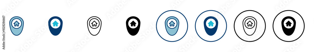 Address symbol icon vector isolated on white background . address icon vector. home location icon Address symbol icon vector isolated on white background . address icon vector. home location icon