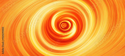 Orange grainy background, abstract vibrant swirl vortex noise texture dynamic retro banner