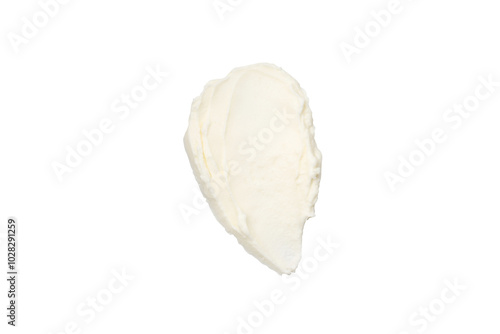 PNG, Philadelphia cheese, isolated on white background.