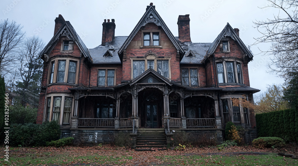 A creepy old mansion with hidden rooms and dark secrets. A creepy old mansion with hidden rooms and dark secrets.