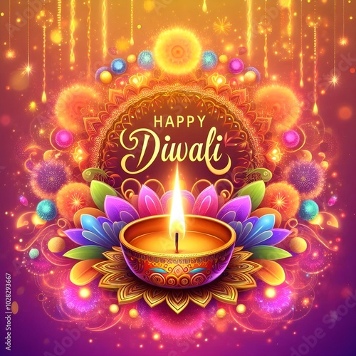 diwali card design, happy diwali post