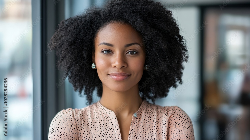 Improving Workplace Wellness: African American Woman Suffers, Generative AI