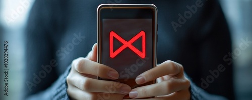 Obraz na płótnie Scam Message. Email Text Mistake Fail, Generative AI w salonie