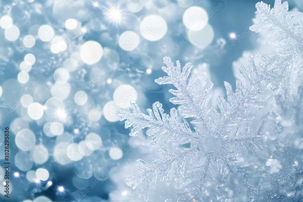 Abstracto. Fondo Blanco Brillante con Destellos de Purpurina. Tema Navideño de Hielo y Nieve Azul Abstracto. Fondo Blanco Brillante con Destellos de Purpurina. Tema Navideño de Hielo y Nieve Azul