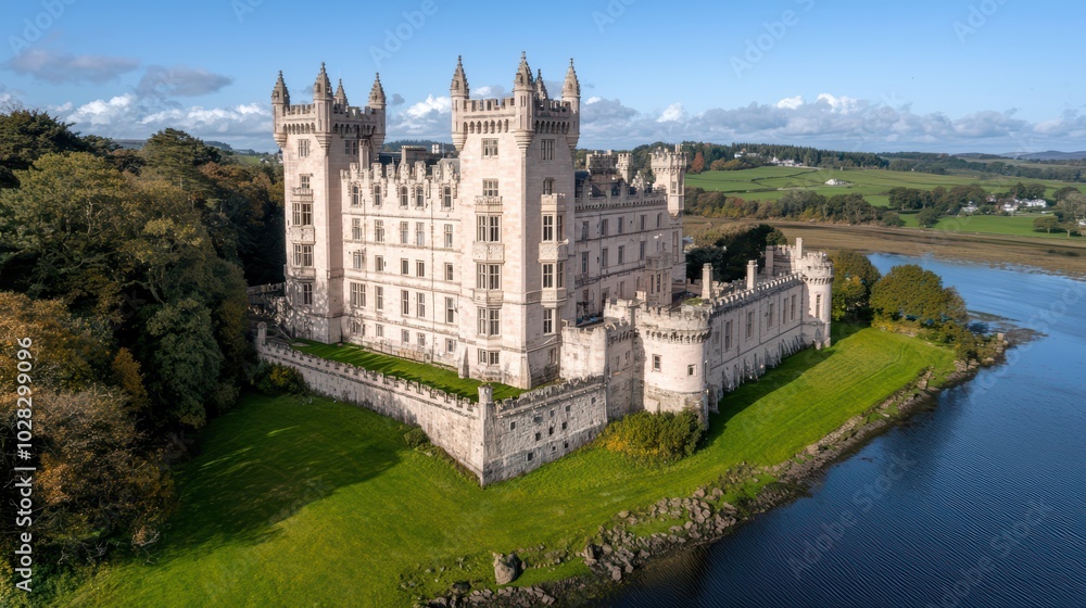 Obraz premium Irish Castle by the Water