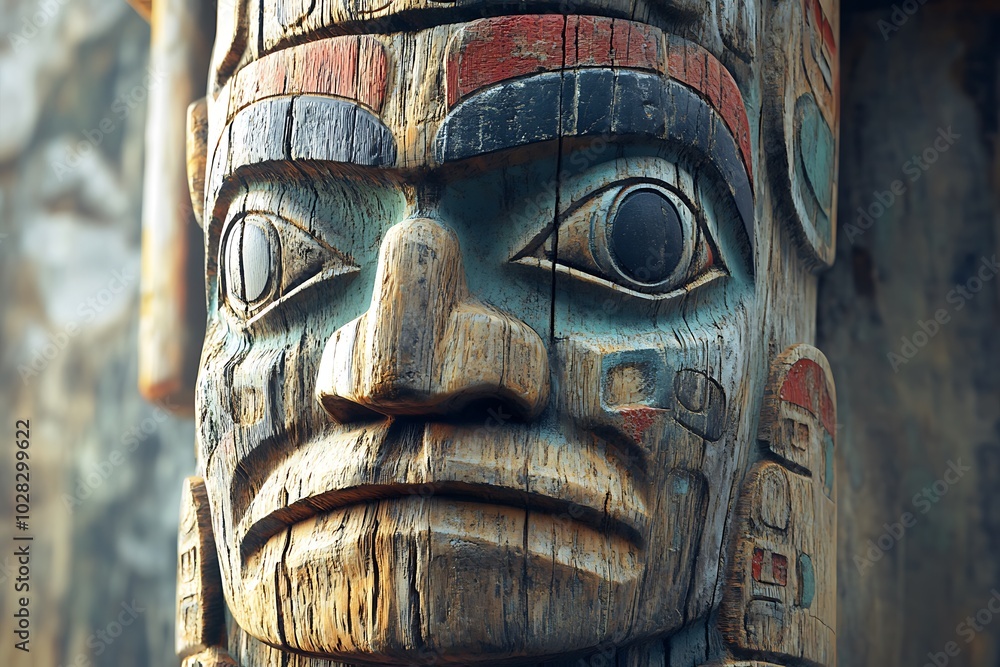 totem pole in the city totem pole in the city