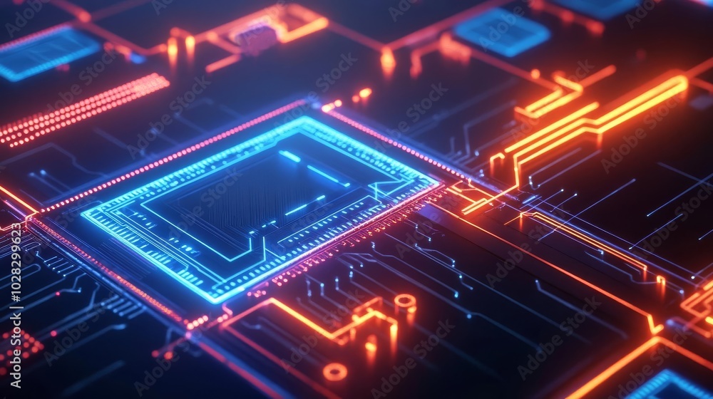 Digital assets ledger, neon circuits, sleek tech, dark space Digital assets ledger, neon circuits, sleek tech, dark space