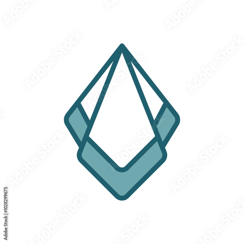 handkerchief icon vector design template simple and clean