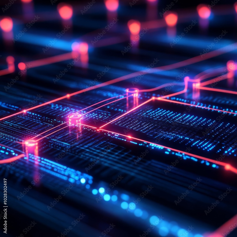 Smart contract efficiency, digital network, abstract background, tech style Smart contract efficiency, digital network, abstract background, tech style