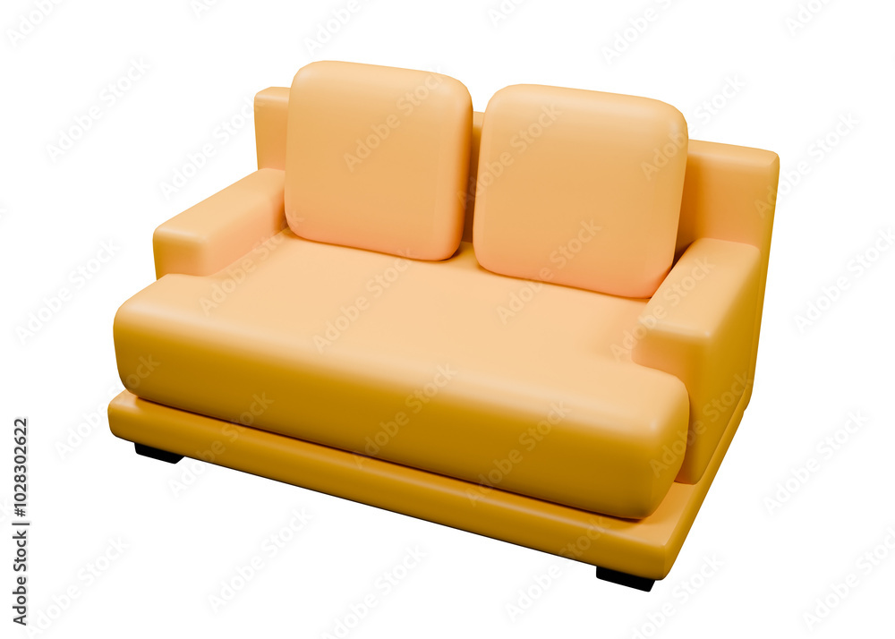 3d illustration design of sofa for any purpose, it's up to you 3d illustration design of sofa for any purpose, it's up to you