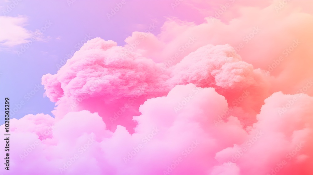 Serene Sky Blue Gradient Background with Soft Cloud Formations for Text or Design Serene Sky Blue Gradient Background with Soft Cloud Formations for Text or Design