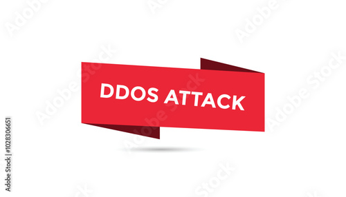 Ddos attack Countdown number banner templates. time icon. Vector Illustration 
