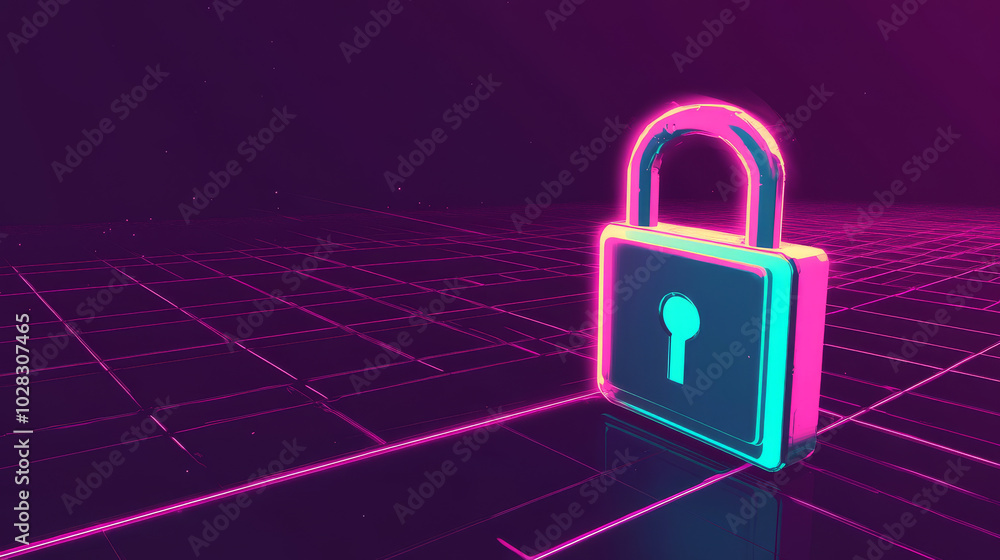 A simple, 80s-style icon of a lock with a glitch effect, symbolizing secure access protection. A simple, 80s-style icon of a lock with a glitch effect, symbolizing secure access protection.