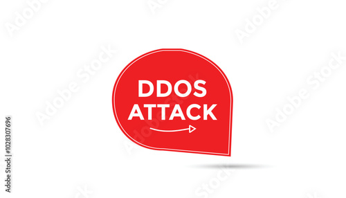 Ddos attack Countdown number banner templates. time icon. Vector Illustration 
