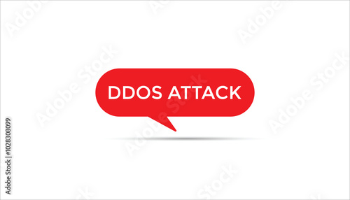 Ddos attack Countdown number banner templates. time icon. Vector Illustration 

