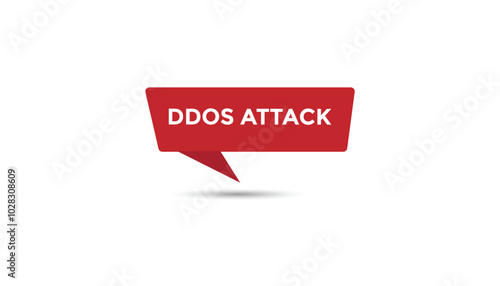 Ddos attack Countdown number banner templates. time icon. Vector Illustration 
