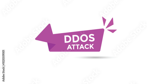 Ddos attack Countdown number banner templates. time icon. Vector Illustration 
