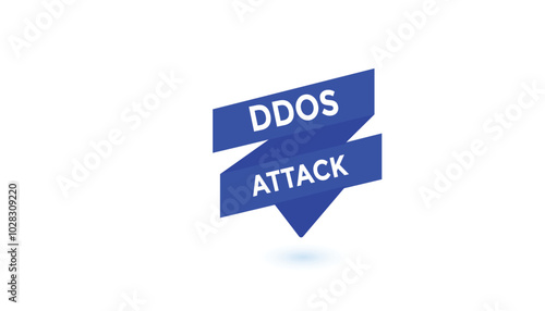 Ddos attack Countdown number banner templates. time icon. Vector Illustration 
