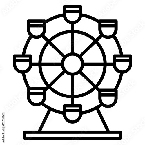 Ferris Wheel Icon