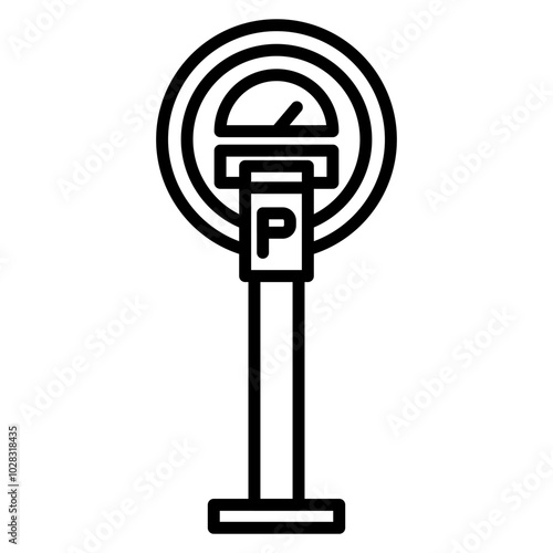 Parking Meter Icon