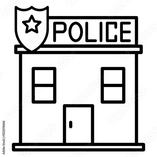 Police Station Icon