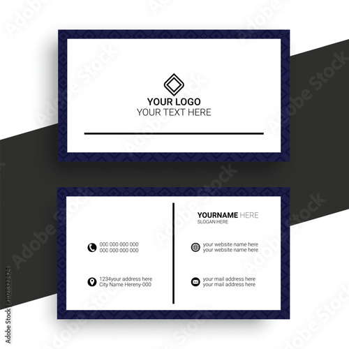 Creative modern and clean vector business card template