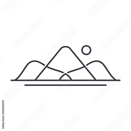 Mountain Logo Template Icon
