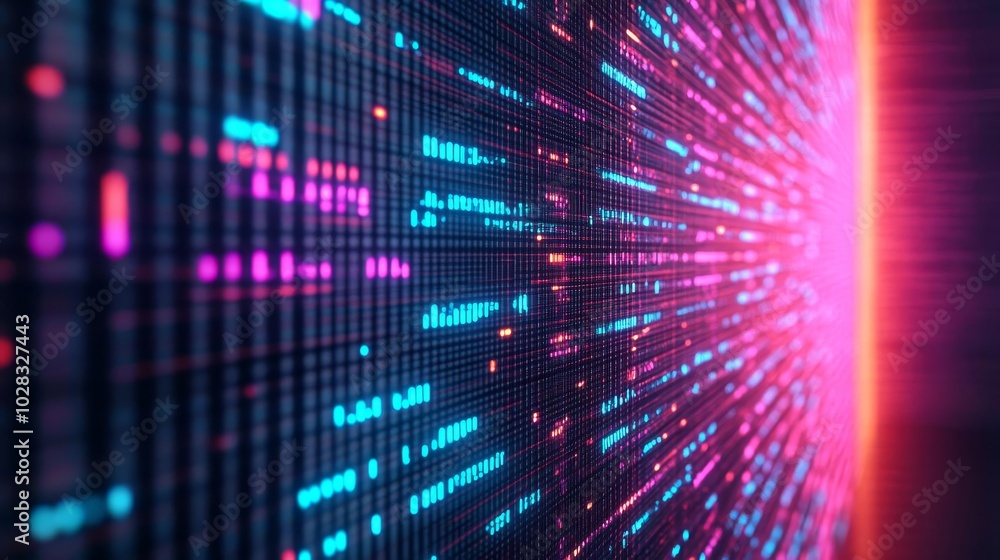 Blockchain network, glowing neon grid, futuristic tech, holographic elements Blockchain network, glowing neon grid, futuristic tech, holographic elements