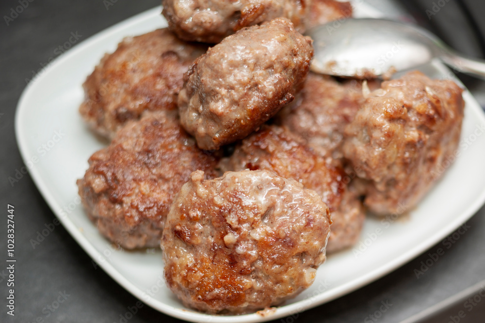 fried meat cutlets fried meat cutlets