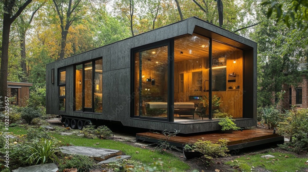 A Modern and Sleek Architectural Tiny House with an Efficient and Sustainable Urban Lifestyle A Modern and Sleek Architectural Tiny House with an Efficient and Sustainable Urban Lifestyle