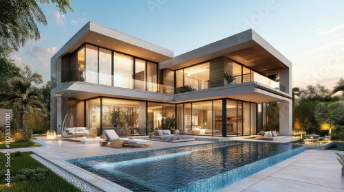 Modern villa in Dubai