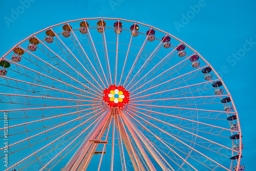 The ferris wheel of Vienna