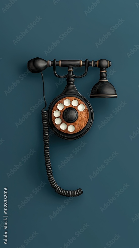 Classic rotary phone, white isolate background Classic rotary phone, white isolate background