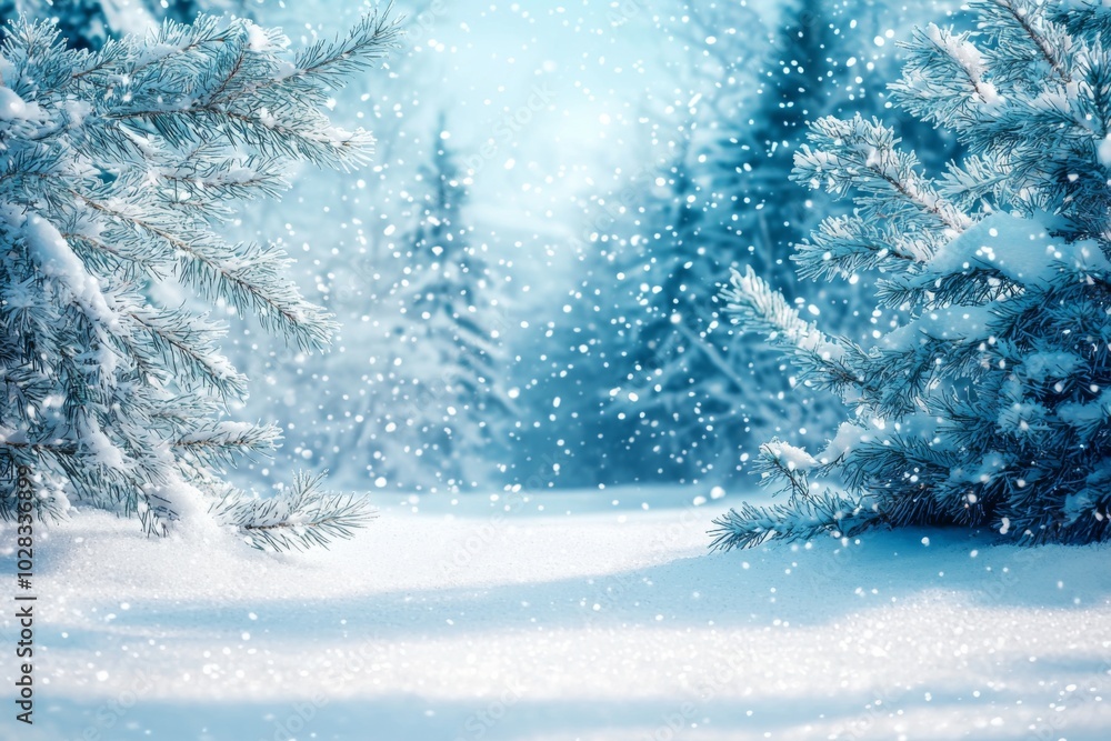 Winter season background full of white snow falling Winter season background full of white snow falling