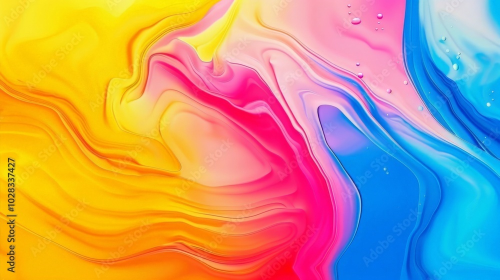 Wallpaper Abstract colorful fluid painting background with mixing paint creating interesting shapes Wallpaper Abstract colorful fluid painting background with mixing paint creating interesting shapes