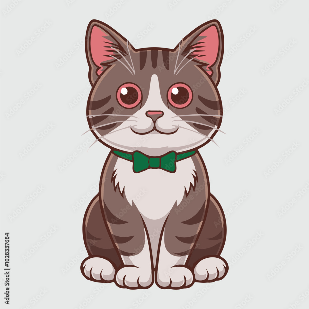 Cute Cat Vector Illustration & Graphics Cute Cat Vector Illustration & Graphics