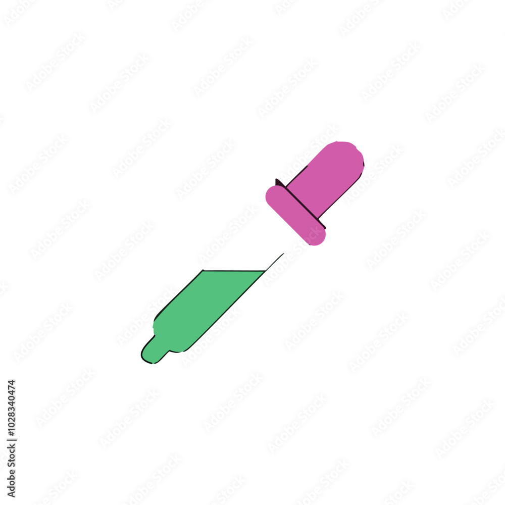 Blue eye dropper icon vector illustration Blue eye dropper icon vector illustration