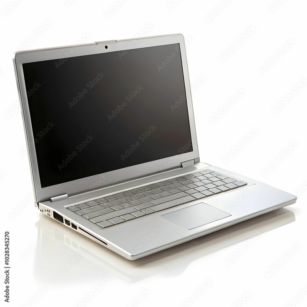 laptop on white background laptop on white background