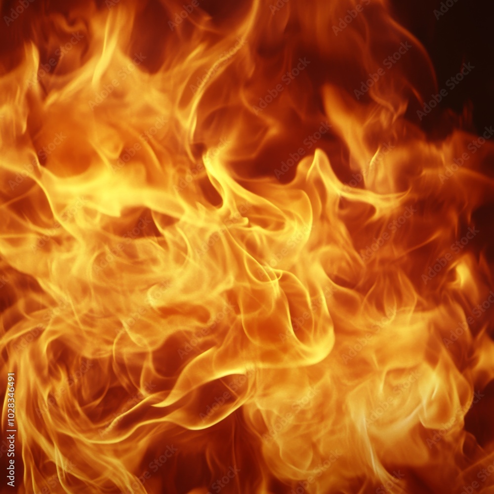 Abstract background of fiery orange and yellow flames. Abstract background of fiery orange and yellow flames.
