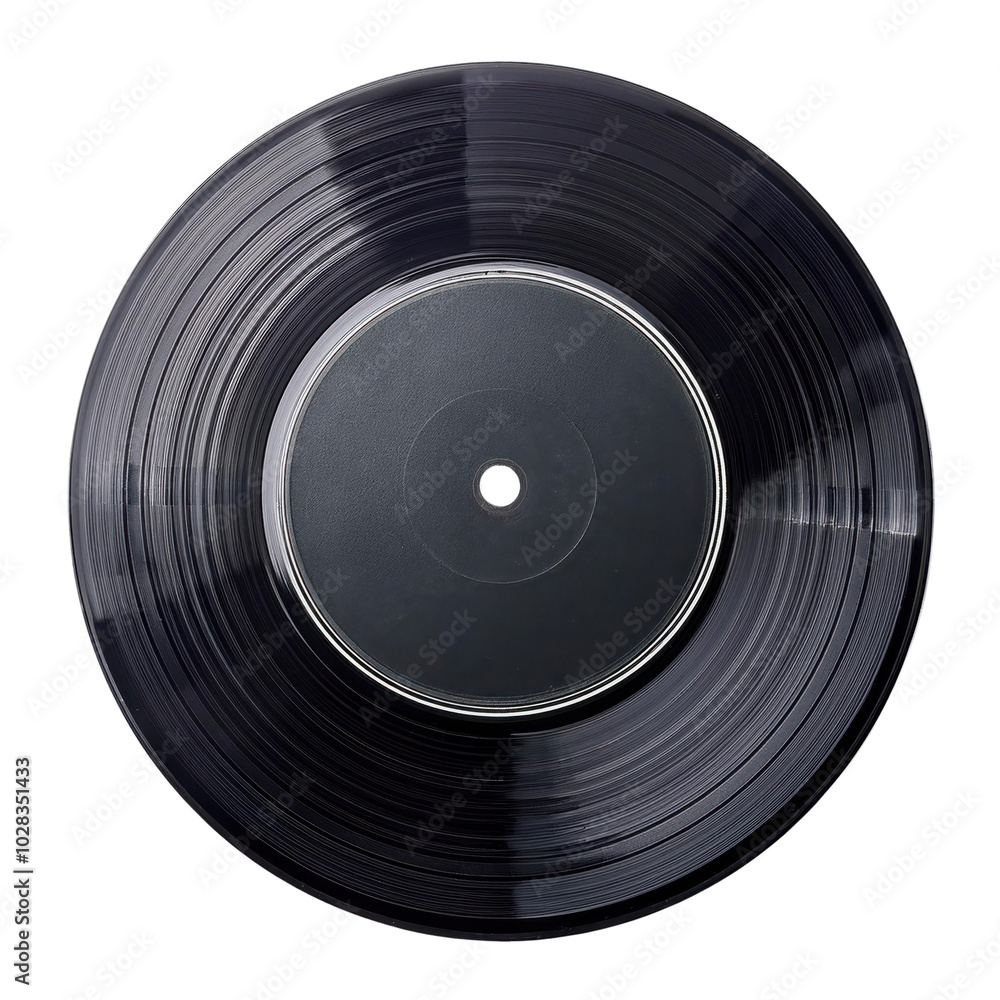 Vinyl record on a white isolated background. transparent Vinyl record on a white isolated background. transparent