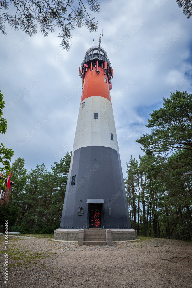 Stilo lighthouse. Viewpoint of the Baltic Sea, Osetnik, Poland