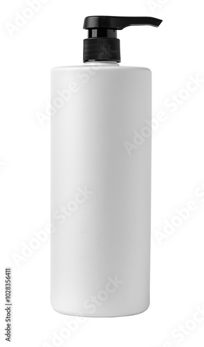 White cosmetic bottle