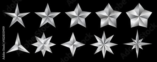 Set rating stars gold, silver, bronze icon badges. Feedback customers. Rank, level of satisfaction rating. Five stars customer product rating review. 5 star rating icon. Vector illustration.