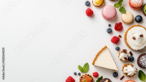 Colorful Assortment of Desserts and Sweet Treats photo